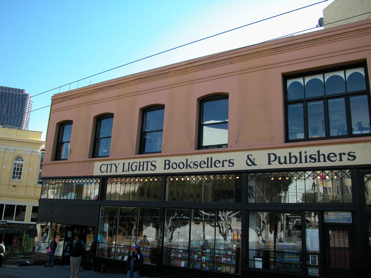 city lights books. City Lights Books, on Columbus